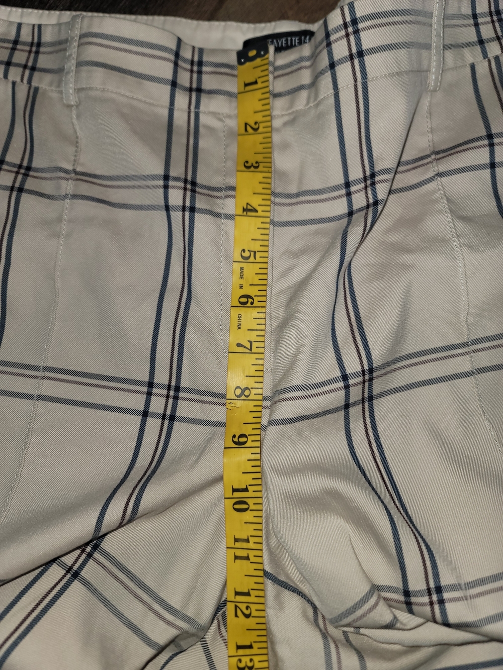 Lafayette 148 New York Plaid Wide Leg Cropped Pants Size 16 - Picture 4 of 9